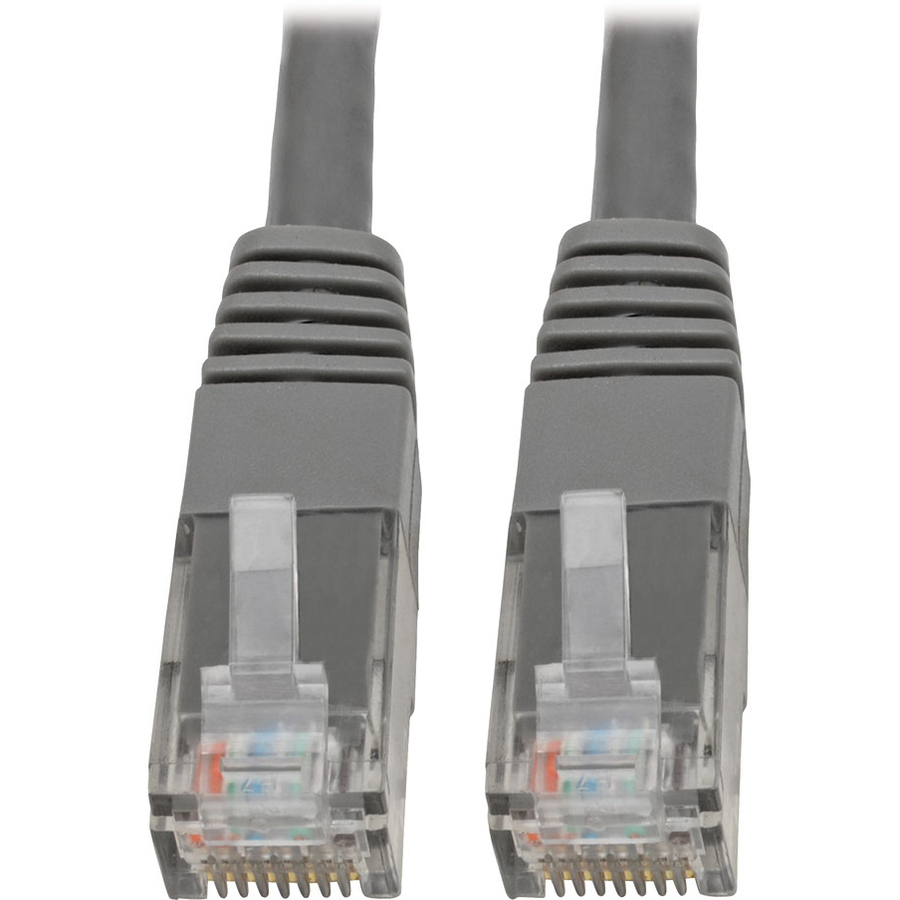 Tripp Lite by Eaton Cat6 Gigabit Molded (UTP) Ethernet Cable (RJ45 M/M) PoE Gray 20 ft. (6.09 m)