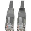 Tripp Lite by Eaton Cat6 Gigabit Molded (UTP) Ethernet Cable (RJ45 M/M) PoE Gray 20 ft. (6.09 m)