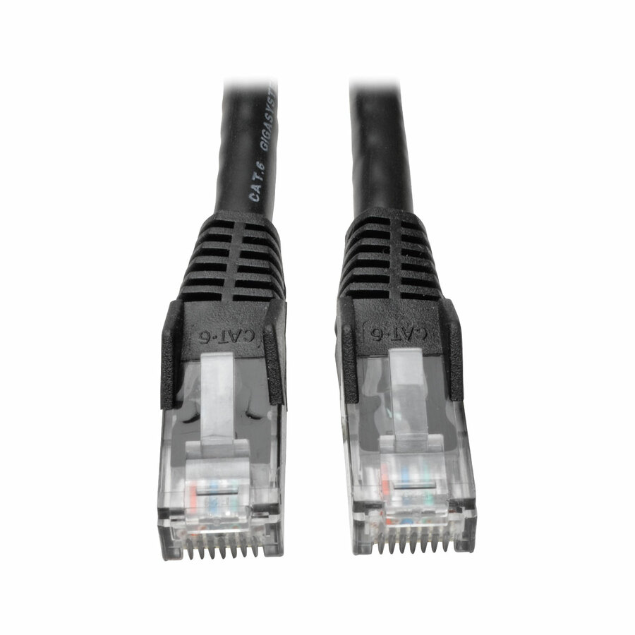 Tripp Lite by Eaton Cat6 Gigabit Snagless Molded (UTP) Ethernet Cable (RJ45 M/M) PoE Black 35 ft. (10.67 m)