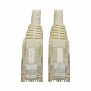 Tripp Lite by Eaton Cat6 Gigabit Snagless Molded (UTP) Ethernet Cable (RJ45 M/M) PoE White 4 ft. (1.22 m)