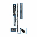 Tripp Lite by Eaton PDU 10kW 200-240V 3PH Switched PDU - LX Interface Gigabit 30 Outlets L21-30P Input LCD 1.8 m Cord 0U 1.8 m Height TAA