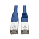 Eaton Tripp Lite Series Cat5e 350 MHz Molded Shielded (STP) Ethernet Cable (RJ45 M/M), PoE - Blue, 3 ft. (0.91 m)