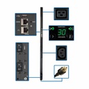 Tripp Lite by Eaton PDU 5.5kW Single-Phase Monitored PDU with LX Platform Interface 208/230V Outlets (20 C13 & 4 C19) L6-30P 0U TAA