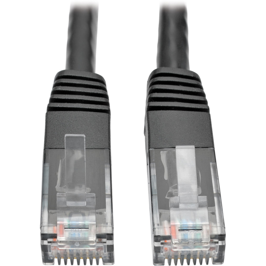 Eaton Tripp Lite Series Cat6 Gigabit Molded (UTP) Ethernet Cable (RJ45 M/M), PoE, Black, 35 ft. (10.67 m)