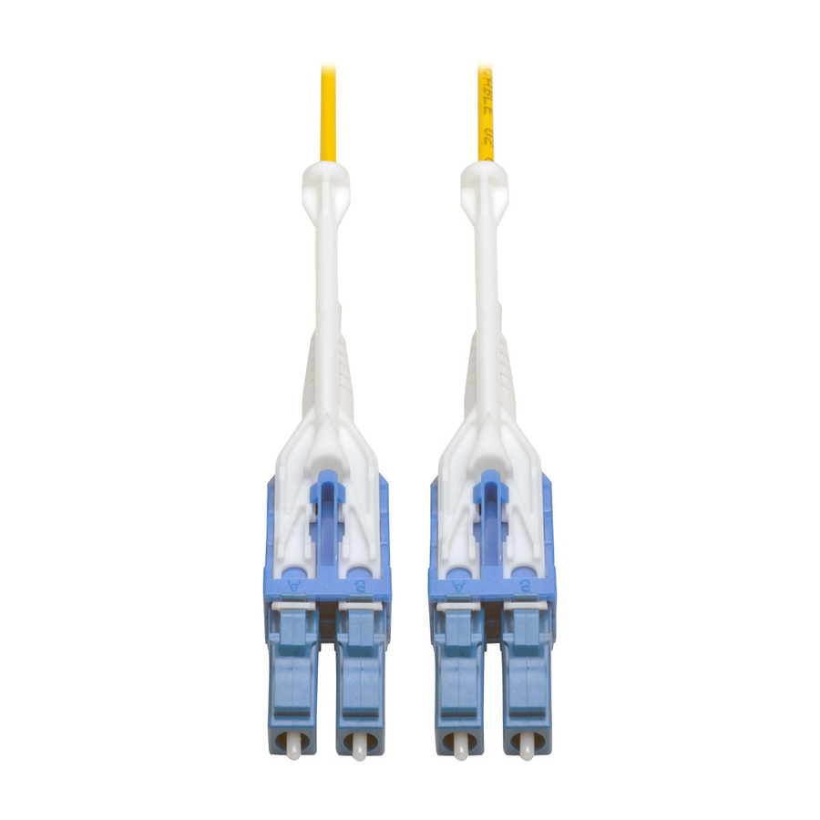Tripp Lite by Eaton Duplex Singlemode 9/125 Fiber Patch Cable (LC/LC) Push/Pull Tabs 1 m (3 ft.)