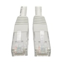 Tripp Lite by Eaton Cat6 Gigabit Molded (UTP) Ethernet Cable (RJ45 M/M) PoE White 7 ft. (2.13 m)
