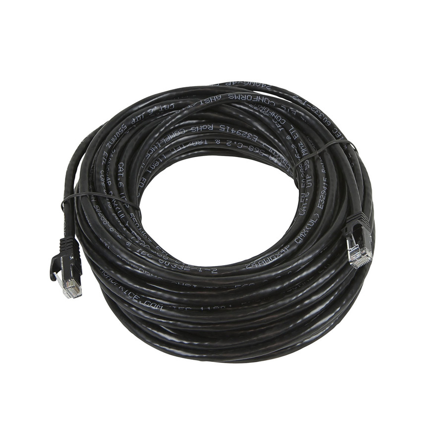 Monoprice FLEXboot Series Cat5e 24AWG UTP Ethernet Network Patch Cable, 50ft Black