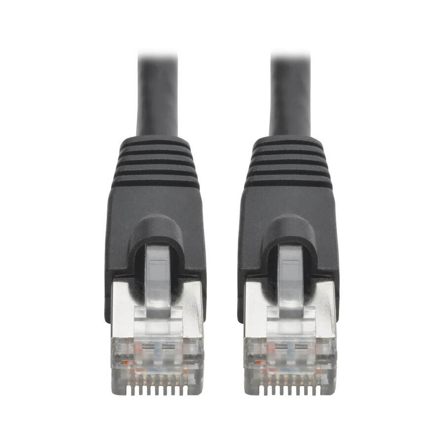 Tripp Lite by Eaton Cat6a 10G Snagless Shielded STP Ethernet Cable (RJ45 M/M) PoE Black 10 ft. (3.05 m)