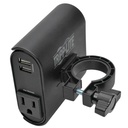 Tripp Lite by Eaton AC/USB Charging Clip for Display Mounts w/ 2 USB Ports & 2 5-15R