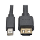 Tripp Lite by Eaton Mini DisplayPort 1.2a to HDMI Active Adapter Cable (M/M) 4K 60 Hz HDCP 2.2 15 ft. (4.6 m)