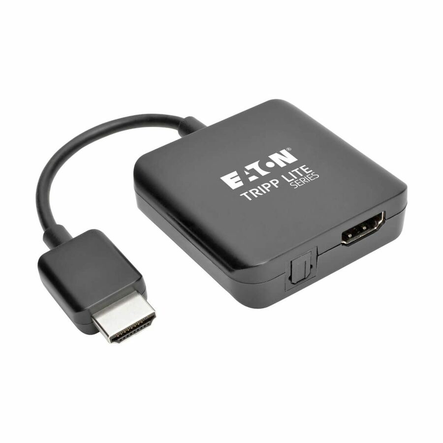 Eaton Tripp Lite Series 4K HDMI Audio De-Embedder/Extractor with TOSLINK and 3.5 mm Stereo Output, 5.1 Channel, HDCP, 4K 30Hz, 6-in. (15.24 cm)