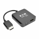 Eaton Tripp Lite Series 4K HDMI Audio De-Embedder/Extractor with TOSLINK and 3.5 mm Stereo Output, 5.1 Channel, HDCP, 4K 30Hz, 6-in. (15.24 cm)