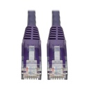 Eaton Tripp Lite Series Cat6 Gigabit Snagless Molded (UTP) Ethernet Cable (RJ45 M/M), PoE, Purple, 20 ft. (6.09 m)