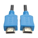 Eaton Tripp Lite Series High-Speed HDMI Cable, Digital Video with Audio, UHD 4K (M/M), Blue, 10 ft. (3.05 m)