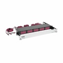 Tripp Lite by Eaton 40/100Gb Fiber Breakout Patch Panel 40Gb to 4 x 10Gb 100Gb to 4 x 25Gb 15 MTP QSFP to 60 LC Duplex OM4 50/125 Multimode Ports 1U