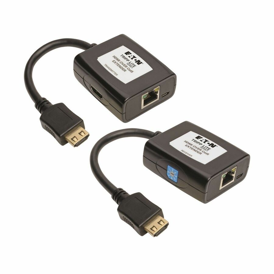 Eaton Tripp Lite Series HDMI over Cat5/6 Extender Kit, Transmitter/Receiver for Video/Audio, USB Powered, Up to 125 ft. (38 m), TAA
