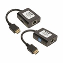 Eaton Tripp Lite Series HDMI over Cat5/6 Extender Kit, Transmitter/Receiver for Video/Audio, USB Powered, Up to 125 ft. (38 m), TAA