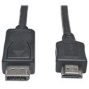 Eaton Tripp Lite Series DisplayPort to HDMI Adapter Cable (M/M), 20 ft. (6.1 m), TAA