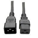 Tripp Lite by Eaton Power Extension Cord C19 to C20 - Heavy-Duty 15A 250V 14 AWG 6 ft. (1.83 m) Black