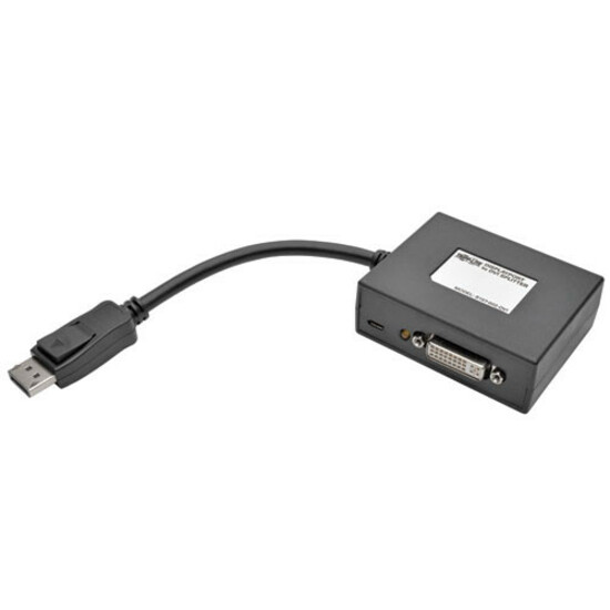 Tripp Lite by Eaton 2-Port DisplayPort to DVI Splitter 1920x1080 @ 60Hz (1080p) TAA