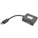 Tripp Lite by Eaton 2-Port DisplayPort to DVI Splitter 1920x1080 @ 60Hz (1080p) TAA