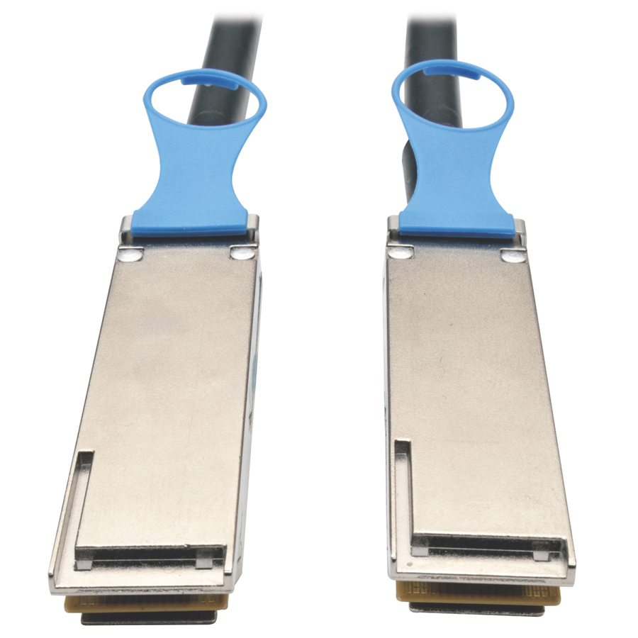 Tripp Lite by Eaton QSFP28 to QSFP28 100GbE Passive DAC Copper InfiniBand Cable QSFP-100G-CU2M Compatible (M/M), 2 m (6 ft)