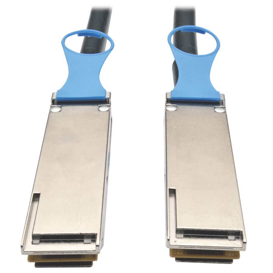 Eaton Tripp Lite Series QSFP28 to QSFP28 100GbE Passive DAC Cable (M/M), QSFP-100G-CU1M Compatible, 1M (3.28 ft.)