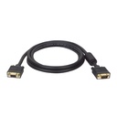 Eaton Tripp Lite Series VGA High-Resolution RGB Coaxial Cable (HD15 M/F)), 15 ft. (4.57 m)
