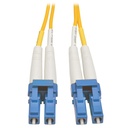 Tripp Lite by Eaton 6M Duplex Singlemode 9/125 Fiber Optic Patch Cable LC/LC 20' 20ft 6 Meter