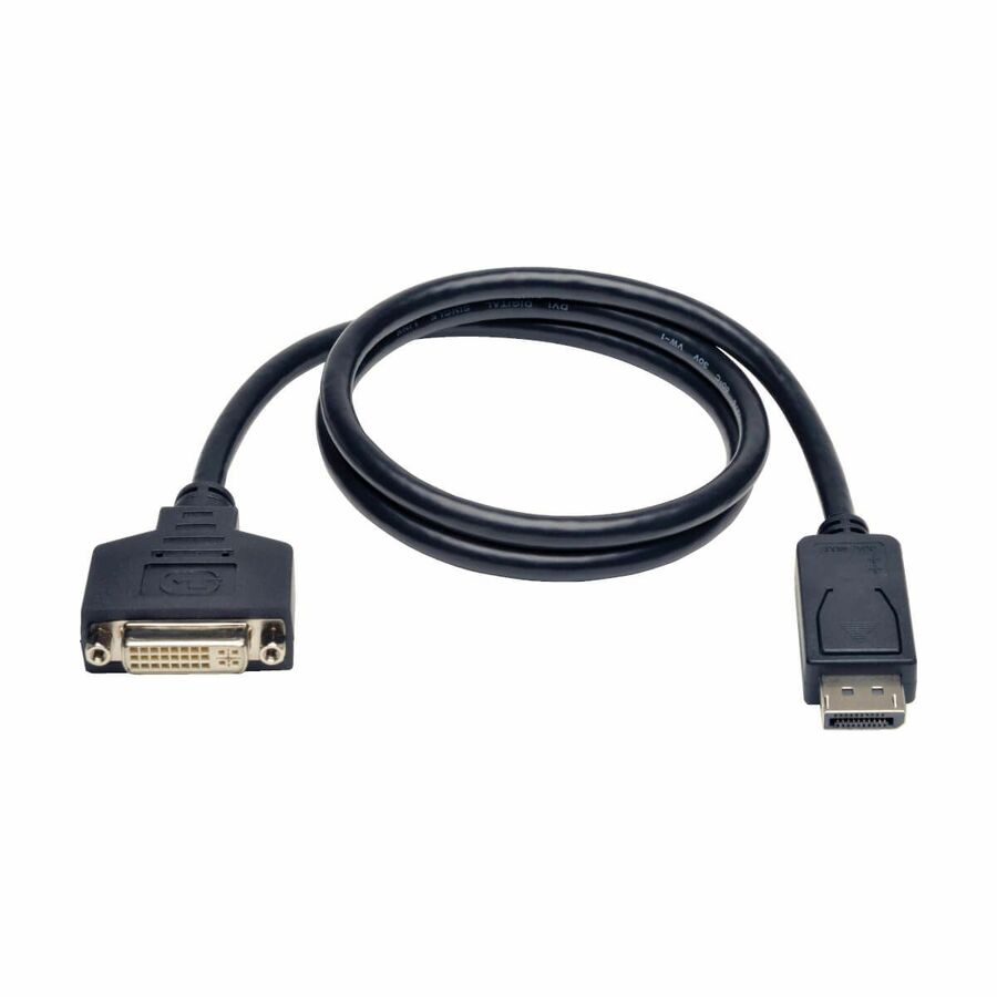 Tripp Lite by Eaton DisplayPort to DVI Cable Adapter Converter for DP-M to DVI-I-F 3 ft. (0.91 m)