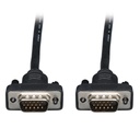 Eaton Tripp Lite Series Low-Profile VGA High-Resolution RGB Coaxial Cable (HD15 M/M), 25 ft. (7.62 m)
