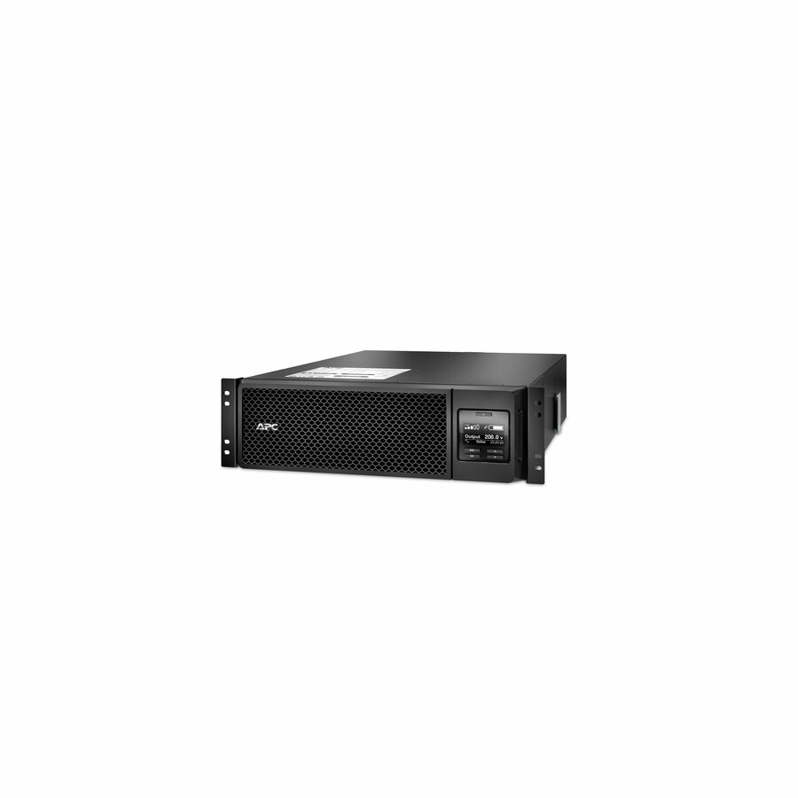 APC Smart-UPS On-Line, 5kVA, Rackmount 3U, 208V, 4x C13+4x C19 IEC outlets, Network Card+SmartSlot, Extended runtime, W/ rail kit