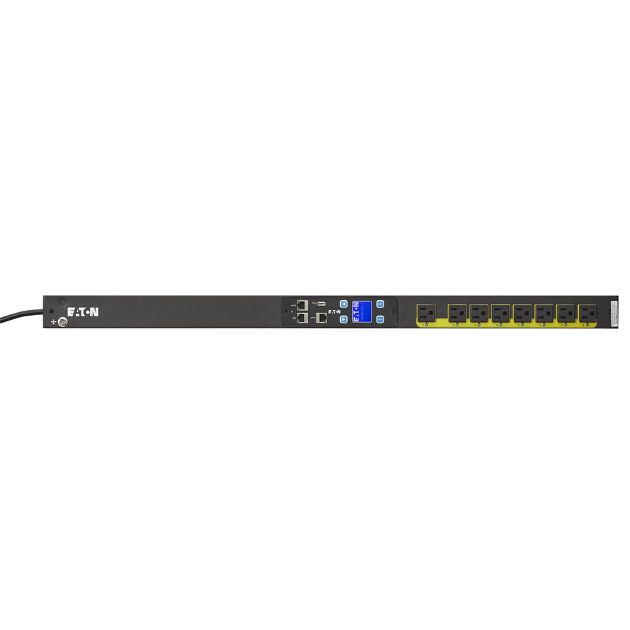 Eaton Managed Rack PDU 1.44 kW max 120V 12A 0U 8 Outlet Single-Phase PDU