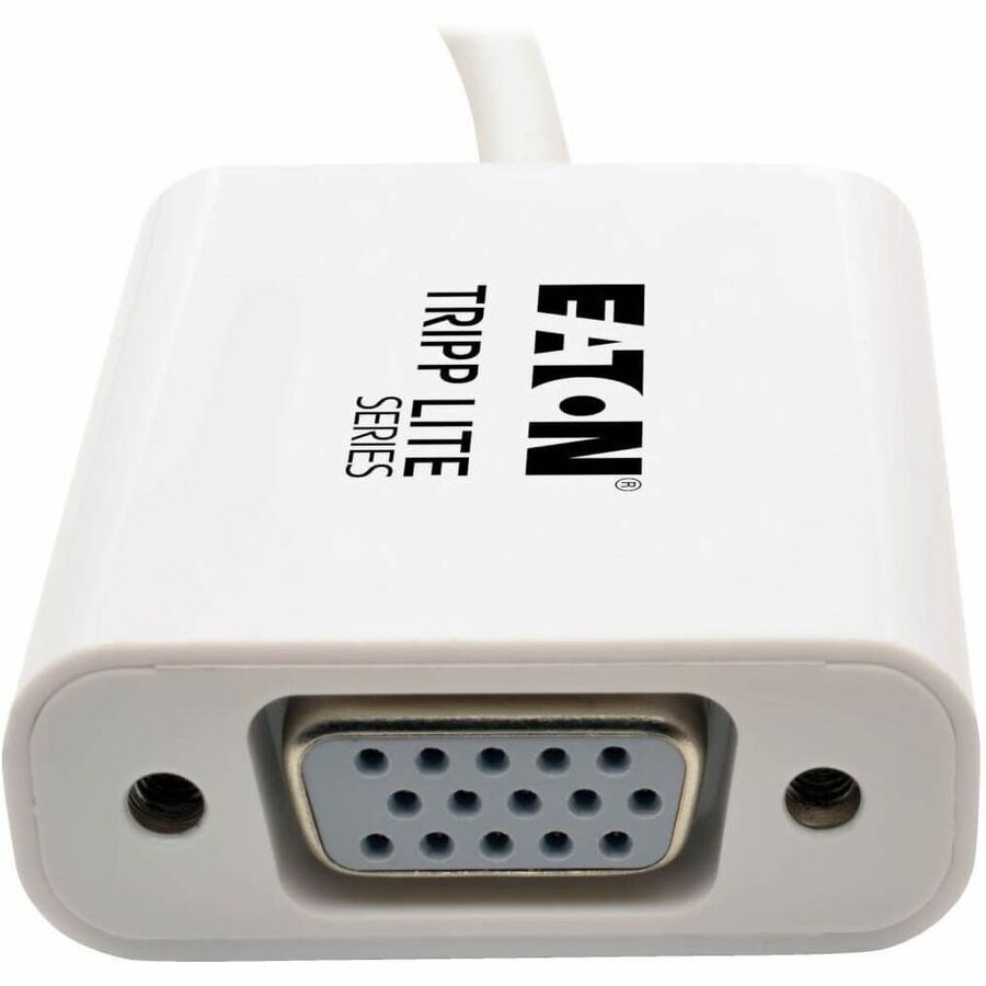 Eaton Tripp Lite Series Keyspan Mini DisplayPort to Active VGA Adapter, Video Converter, DP1.2, (M/F), White, 6-in. (15.24 cm)