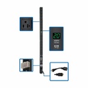 Tripp Lite by Eaton PDU 2kW Single-Phase Local Metered PDU 100-127V Outlets (14 5-15/20R) L5-20P/5-20P adapter 0U Vertical 36 in. Height