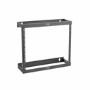 Eaton Tripp Lite Series SmartRack 8U/12U/22U Expandable Ultra Low-Profile Patch-Depth Wall-Mount 2-Post Open Frame Rack