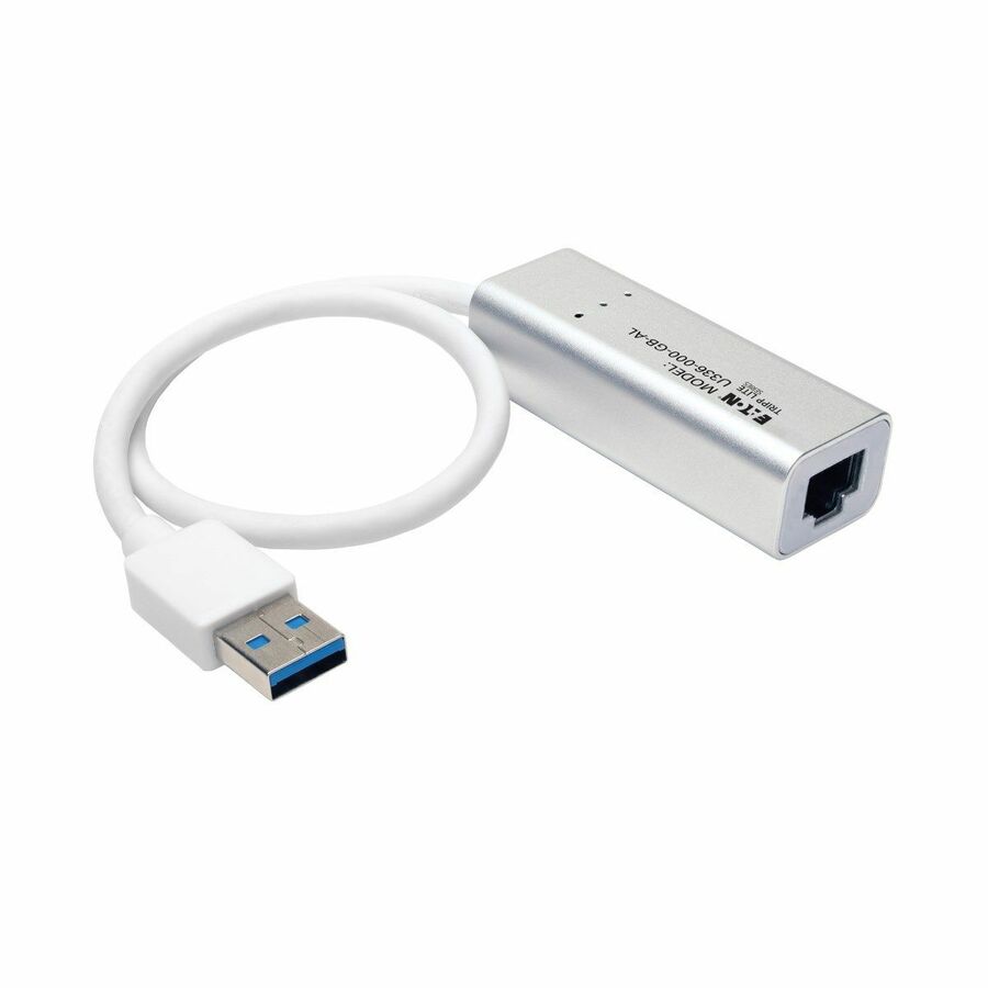 Eaton Tripp Lite Series USB 3.0 SuperSpeed to Gigabit Ethernet NIC Network Adapter, 10/100/1000, Plug and Play, Aluminum