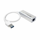 Eaton Tripp Lite Series USB 3.0 SuperSpeed to Gigabit Ethernet NIC Network Adapter, 10/100/1000, Plug and Play, Aluminum