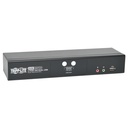 Eaton Tripp Lite Series 2-Port DVI Dual-Link / USB KVM Switch with Audio and Cables, TAA
