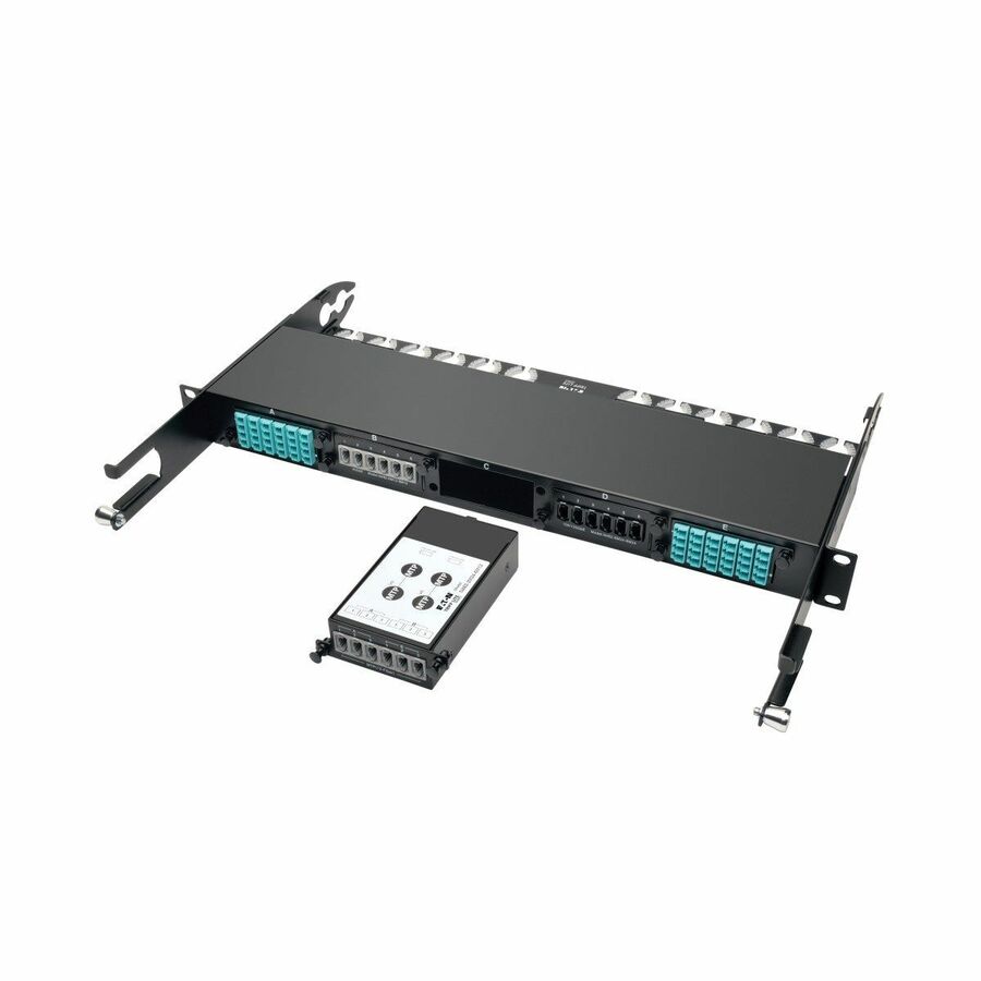 Eaton Tripp Lite Series 100Gb/120Gb to 40Gb Breakout Cassette - (x2) 24-Fiber MTP/MPO ( Male with Pins ) to (x6) 12-Fiber OM4 MTP/MPO ( Male with Pins )