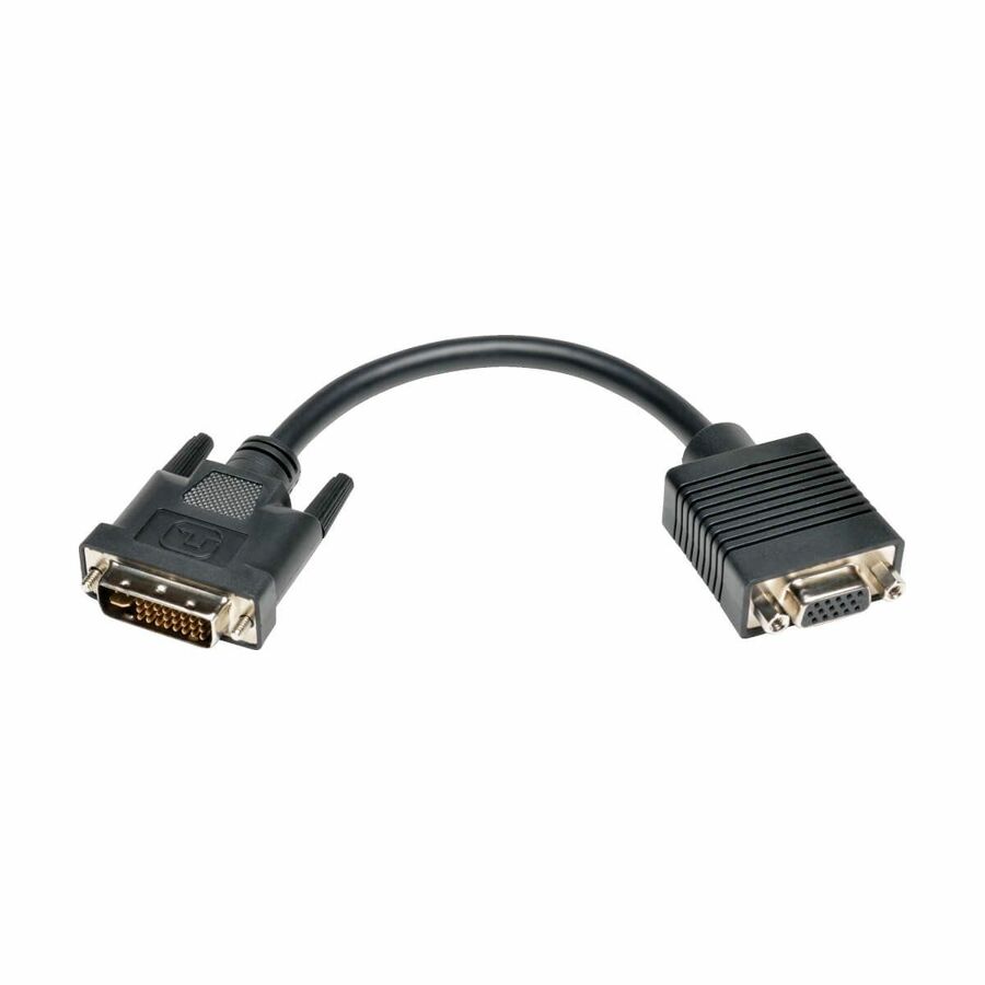 Eaton Tripp Lite Series DVI to VGA Adapter Cable (DVI-I Dual-Link to HD15 M/F), 8 in. (20.3 cm)