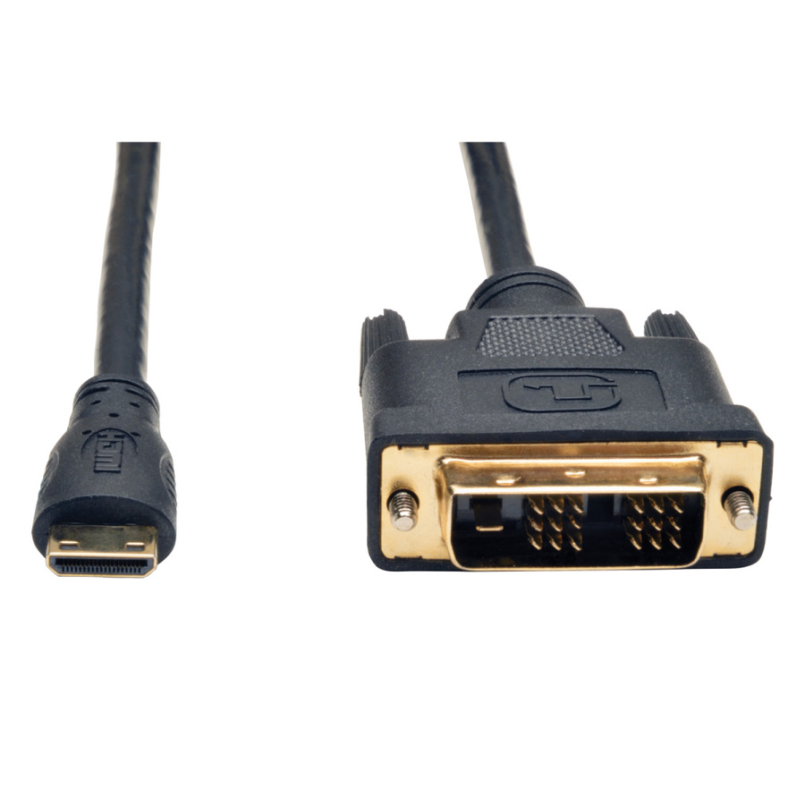 Eaton Tripp Lite Series Mini HDMI to DVI Adapter Cable (Mini HDMI to DVI-D M/M), 3 ft. (0.9 m)