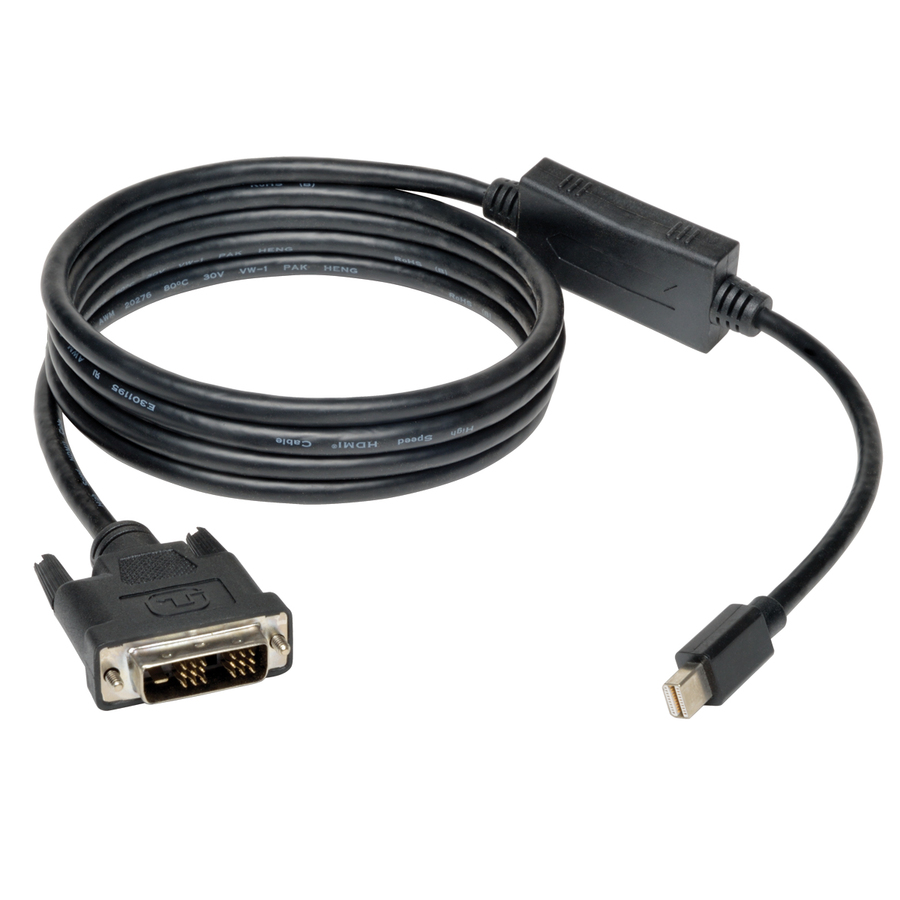 Eaton Tripp Lite Series Mini DisplayPort 1.2 to DVI Adapter Cable (M/M), 1080p, 6 ft. (1.8 m), TAA