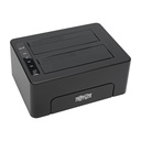 Tripp Lite by Eaton USB 3.0 SuperSpeed to Dual SATA External Hard Drive Docking Station with Cloning for 2.5 in./3.5 in. HDD