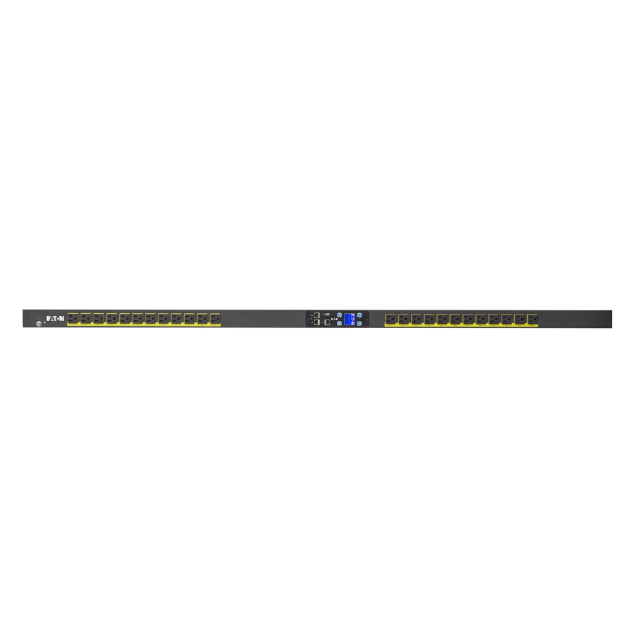 Eaton Metered Input rack PDU, 0U, 5-15P input, 1.44 kW max, 120V, 12A, 10 ft cord, Single-phase, Outlets: (24) 5-15R