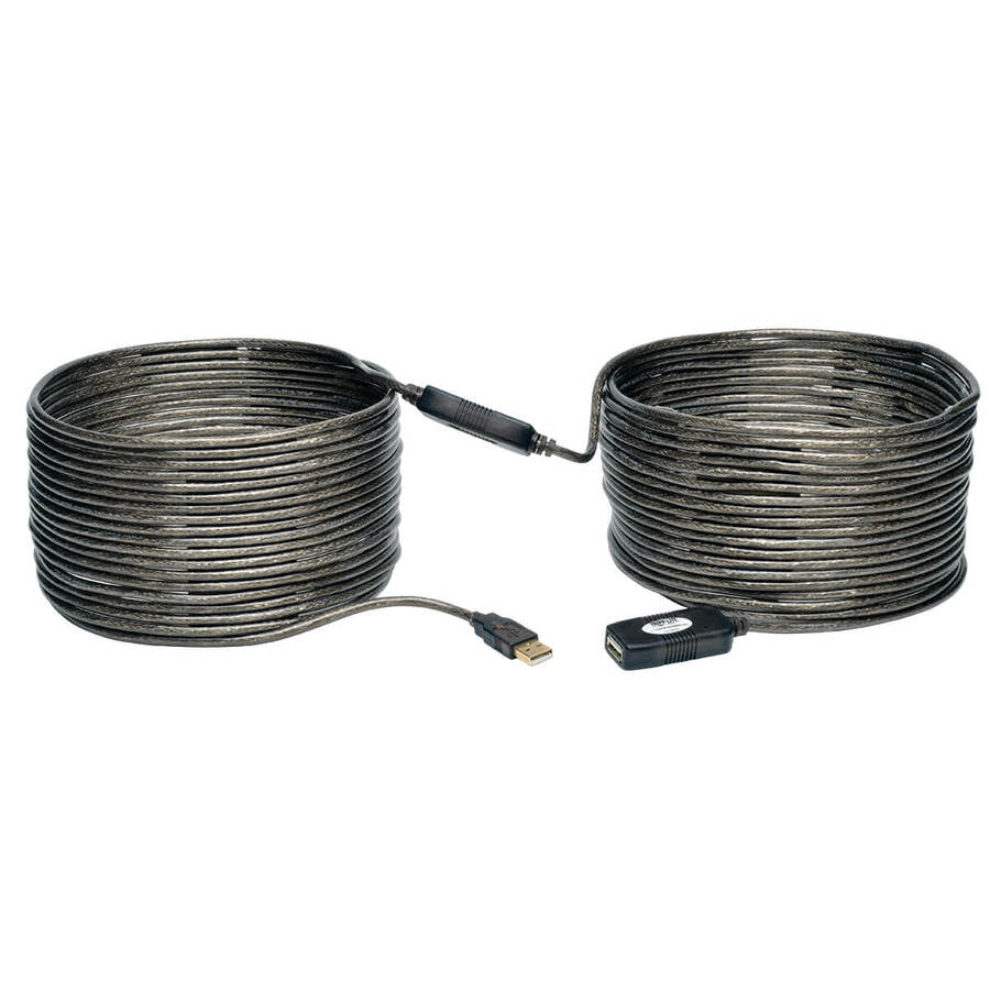 Tripp Lite by Eaton 20M USB 2.0 Hi-Speed Active Extension Repeater Cable USB-A M/F 65ft 20 Meter