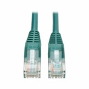 Eaton Tripp Lite Series Cat5e 350 MHz Snagless Molded (UTP) Ethernet Cable (RJ45 M/M), PoE - Green, 10 ft. (3.05 m)