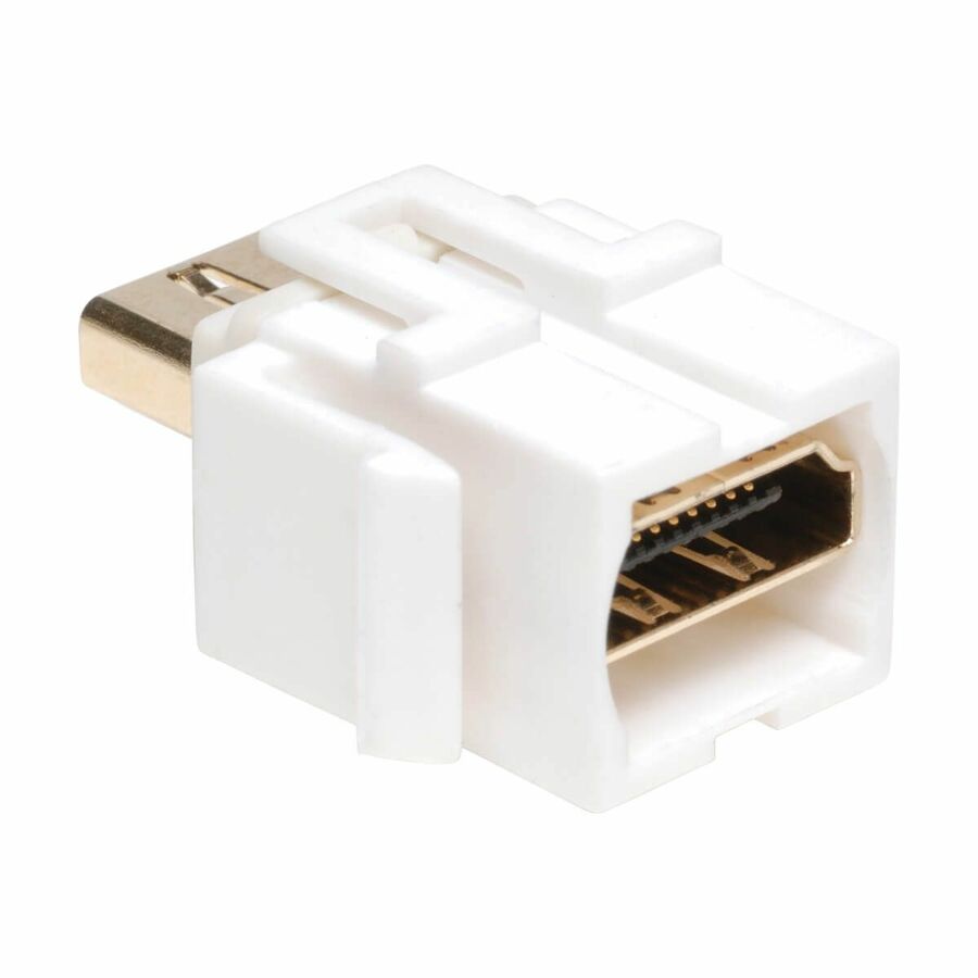 Eaton Tripp Lite Series HDMI Keystone Wallplate Coupler, White (F/F)