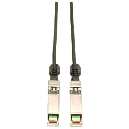 Tripp Lite by Eaton SFP+ 10Gbase-CU Passive Twinax Copper Cable SFP-H10GB-CU1-5M Compatible Black 5 ft. (1.52 m)