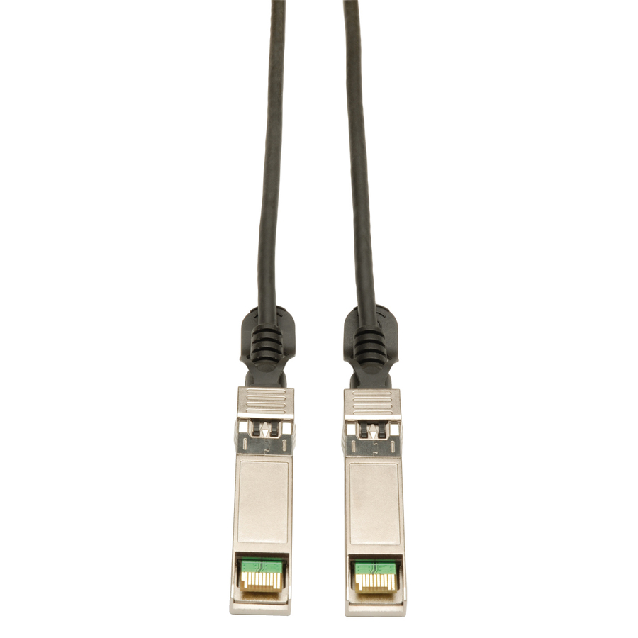 Tripp Lite by Eaton SFP+ 10GBASE-CU Passive Twinax Copper Cable SFP-H10GB-CU50CM Compatible Black 20-in. (50.8 cm)